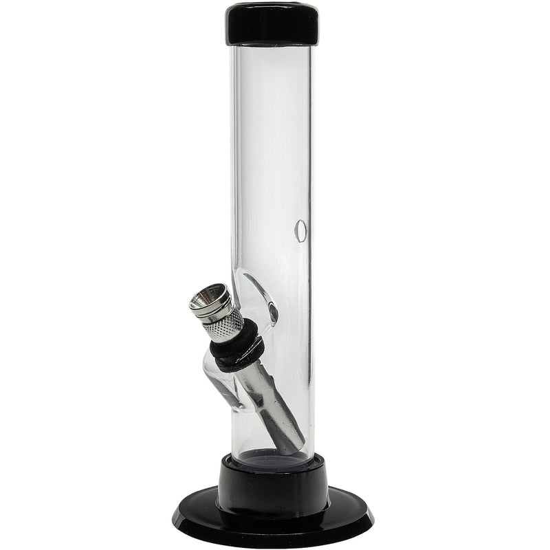 JM Enterprises 6" Acrylic Straight Tube Bong - Multiple Colors JM Enterprises