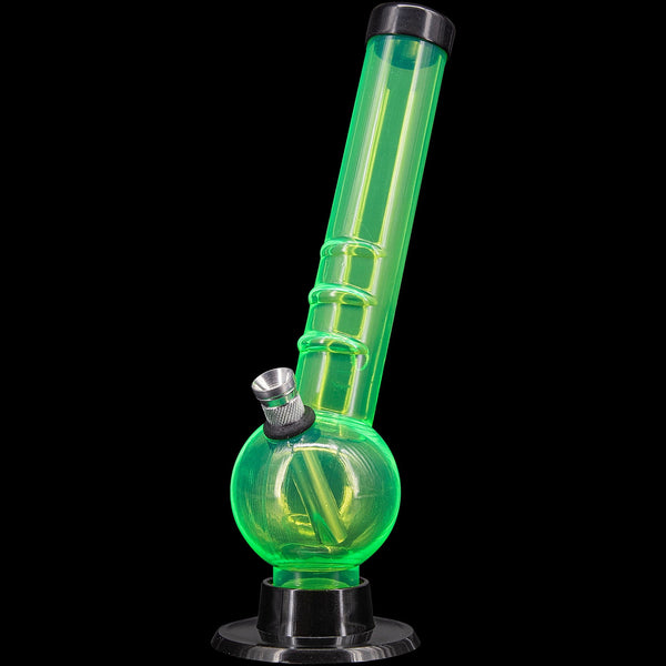 JM Enterprises 8" Acrylic Angled Neck Bubble Bong - Multiple Colors JM Enterprises