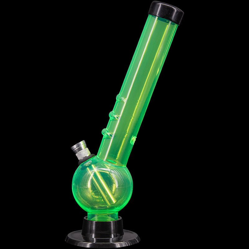 JM Enterprises 8" Acrylic Angled Neck Bubble Bong - Multiple Colors JM Enterprises