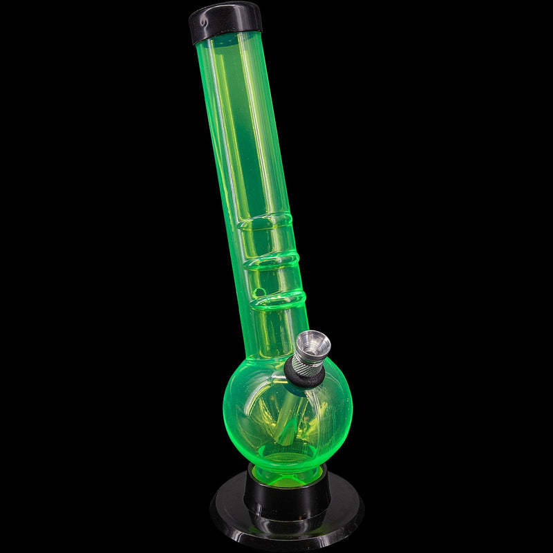 JM Enterprises 8" Acrylic Angled Neck Bubble Bong - Multiple Colors JM Enterprises