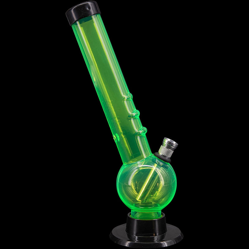 JM Enterprises 8" Acrylic Angled Neck Bubble Bong - Multiple Colors JM Enterprises