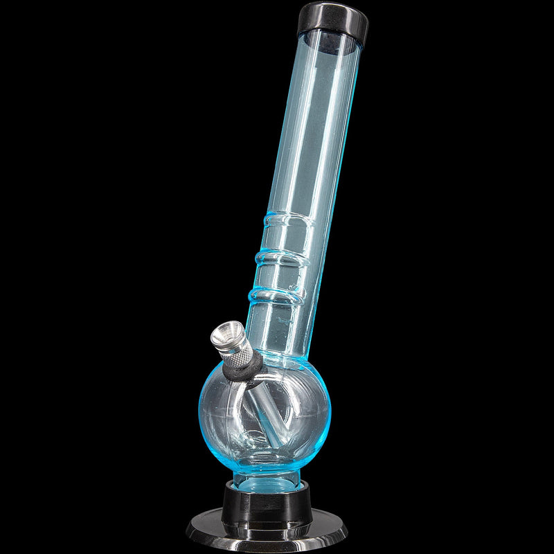 JM Enterprises 8" Acrylic Angled Neck Bubble Bong - Multiple Colors JM Enterprises