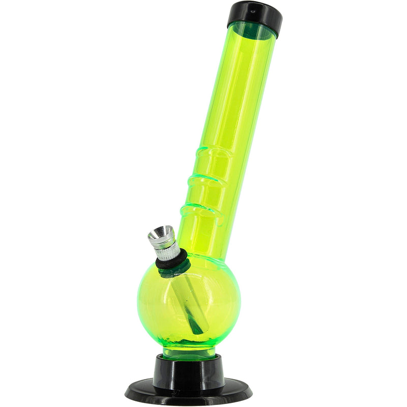 JM Enterprises 8" Acrylic Angled Neck Bubble Bong - Multiple Colors JM Enterprises