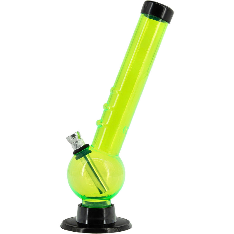 JM Enterprises 8" Acrylic Angled Neck Bubble Bong - Multiple Colors JM Enterprises