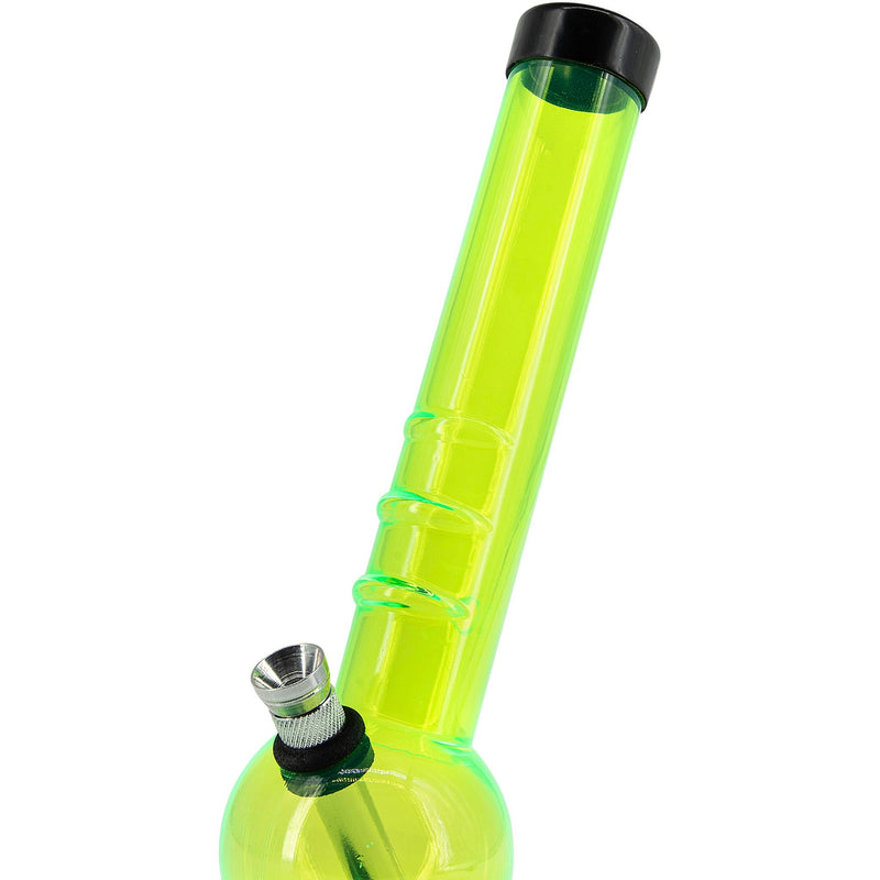 JM Enterprises 8" Acrylic Angled Neck Bubble Bong - Multiple Colors JM Enterprises