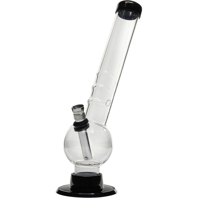 JM Enterprises 8" Acrylic Angled Neck Bubble Bong - Multiple Colors JM Enterprises