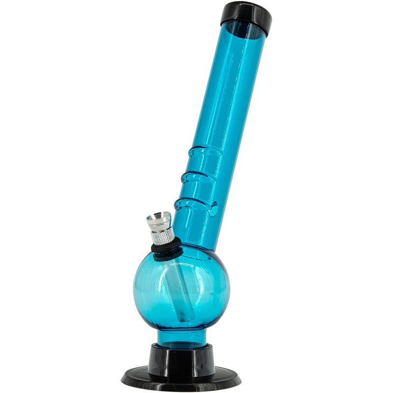 JM Enterprises 8" Acrylic Angled Neck Bubble Bong - Multiple Colors JM Enterprises