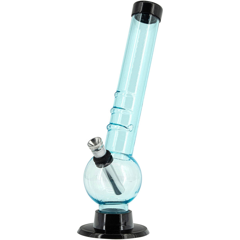 JM Enterprises 8" Acrylic Angled Neck Bubble Bong - Multiple Colors JM Enterprises