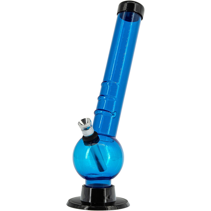 JM Enterprises 8" Acrylic Angled Neck Bubble Bong - Multiple Colors JM Enterprises