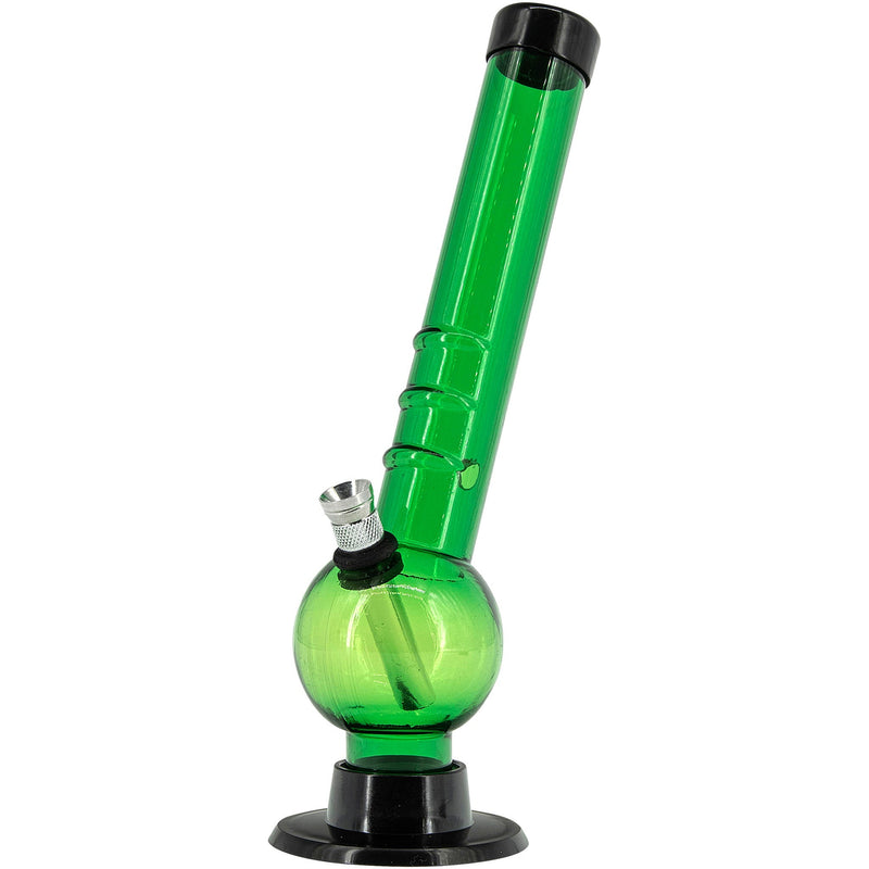 JM Enterprises 8" Acrylic Angled Neck Bubble Bong - Multiple Colors JM Enterprises