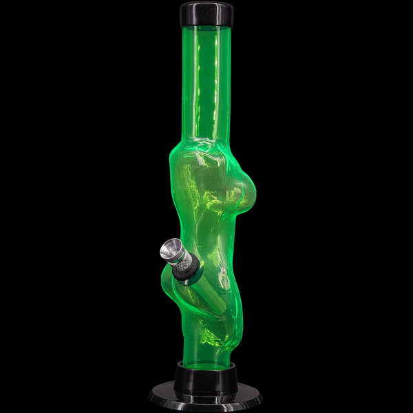 JM Enterprises 8" Acrylic Lady Contour Bong - Multiple Colors JM Enterprises