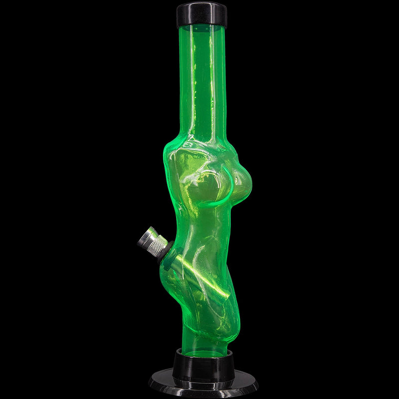 JM Enterprises 8" Acrylic Lady Contour Bong - Multiple Colors JM Enterprises