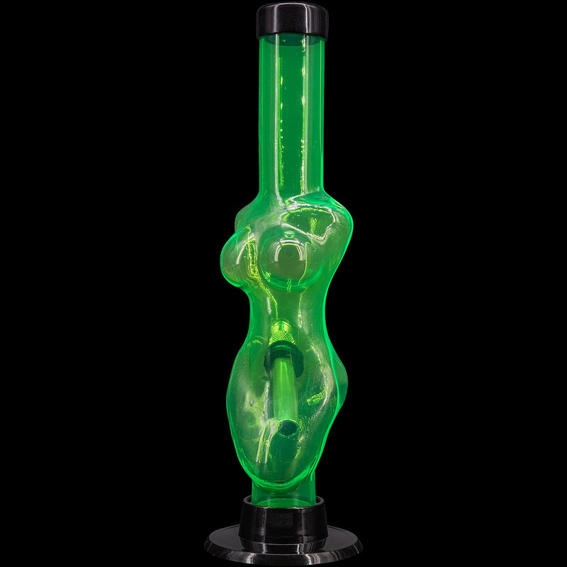 JM Enterprises 8" Acrylic Lady Contour Bong - Multiple Colors JM Enterprises