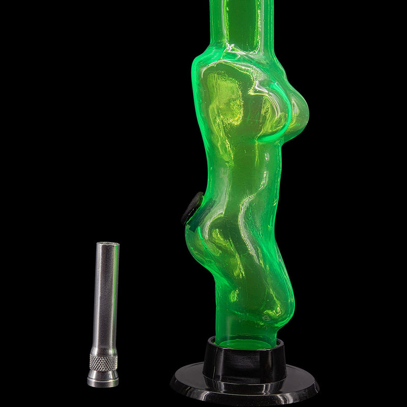 JM Enterprises 8" Acrylic Lady Contour Bong - Multiple Colors JM Enterprises