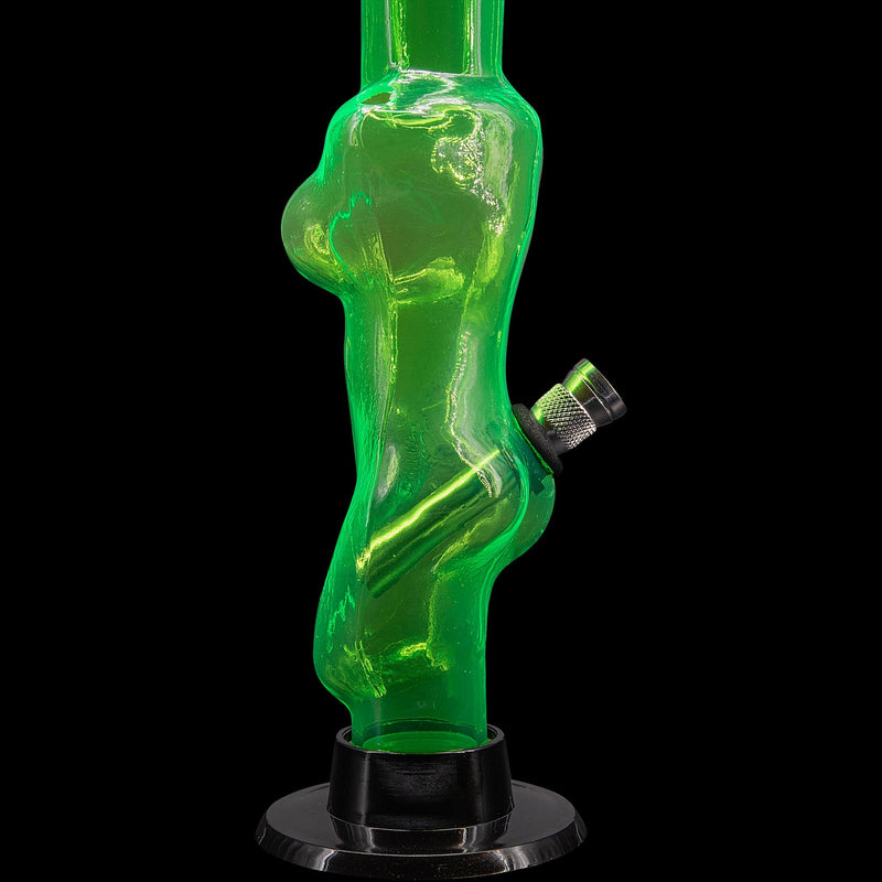 JM Enterprises 8" Acrylic Lady Contour Bong - Multiple Colors JM Enterprises