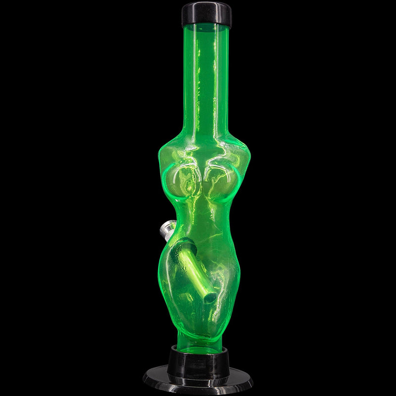 JM Enterprises 8" Acrylic Lady Contour Bong - Multiple Colors JM Enterprises