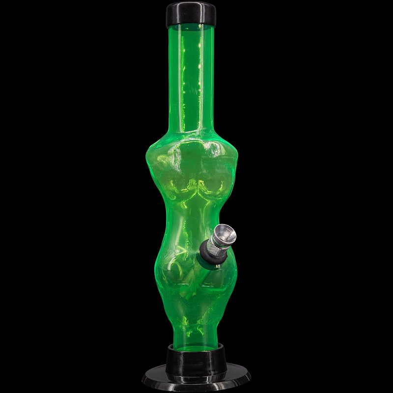 JM Enterprises 8" Acrylic Lady Contour Bong - Multiple Colors JM Enterprises