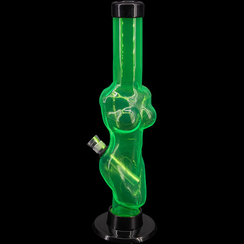 JM Enterprises 8" Acrylic Lady Contour Bong - Multiple Colors JM Enterprises