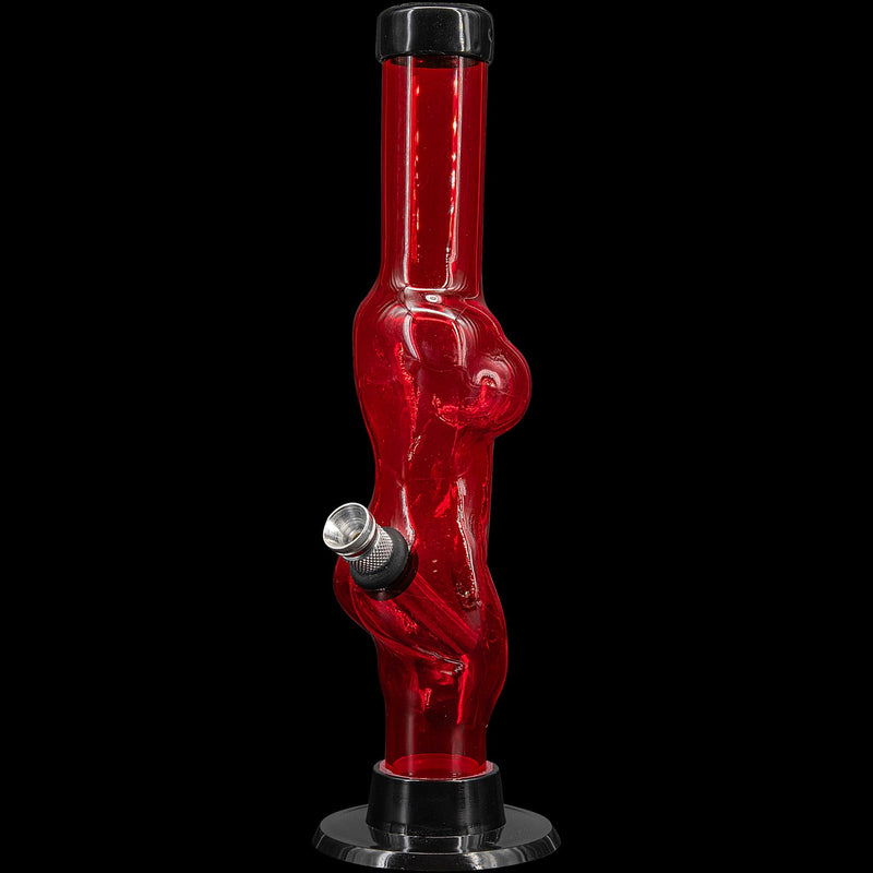 JM Enterprises 8" Acrylic Lady Contour Bong - Multiple Colors JM Enterprises