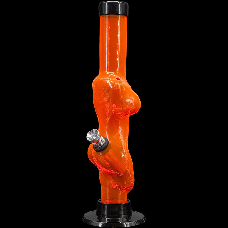 JM Enterprises 8" Acrylic Lady Contour Bong - Multiple Colors JM Enterprises