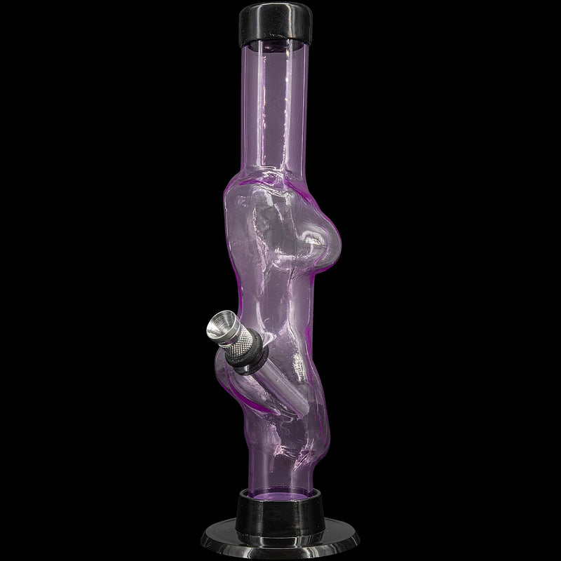 JM Enterprises 8" Acrylic Lady Contour Bong - Multiple Colors JM Enterprises