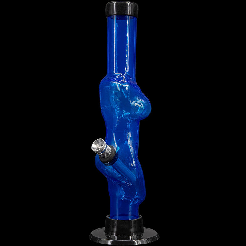 JM Enterprises 8" Acrylic Lady Contour Bong - Multiple Colors JM Enterprises