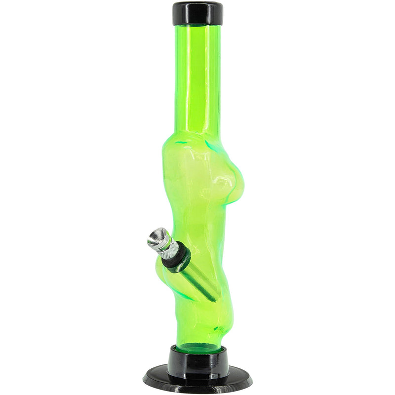 JM Enterprises 8" Acrylic Lady Contour Bong - Multiple Colors JM Enterprises