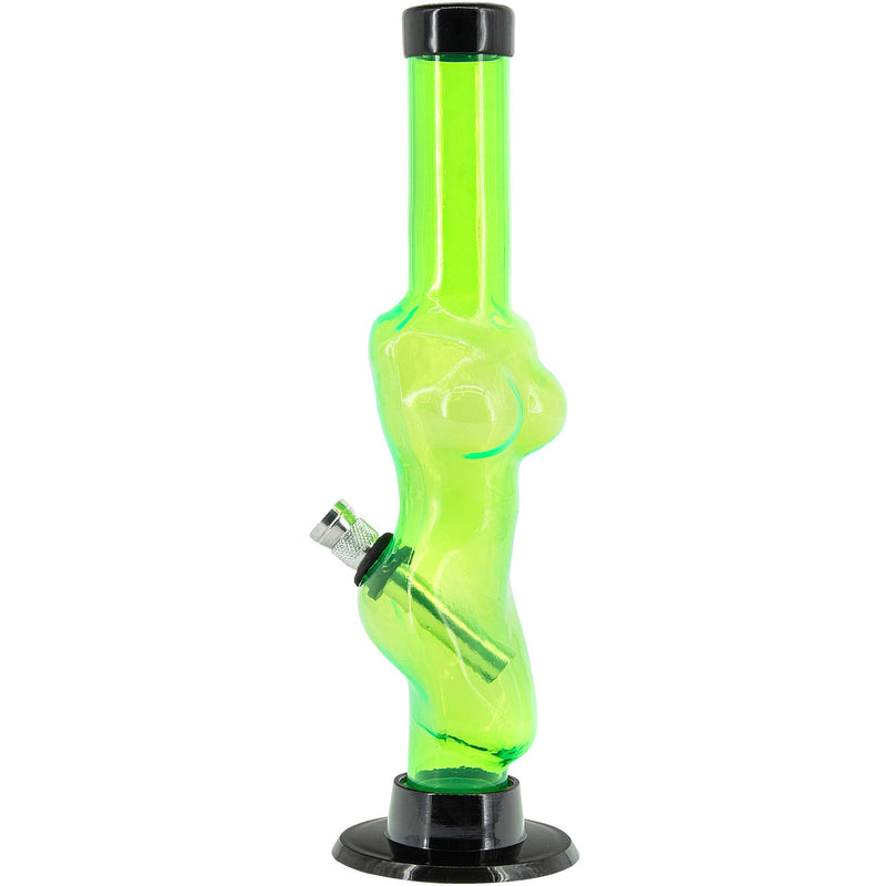 JM Enterprises 8" Acrylic Lady Contour Bong - Multiple Colors JM Enterprises