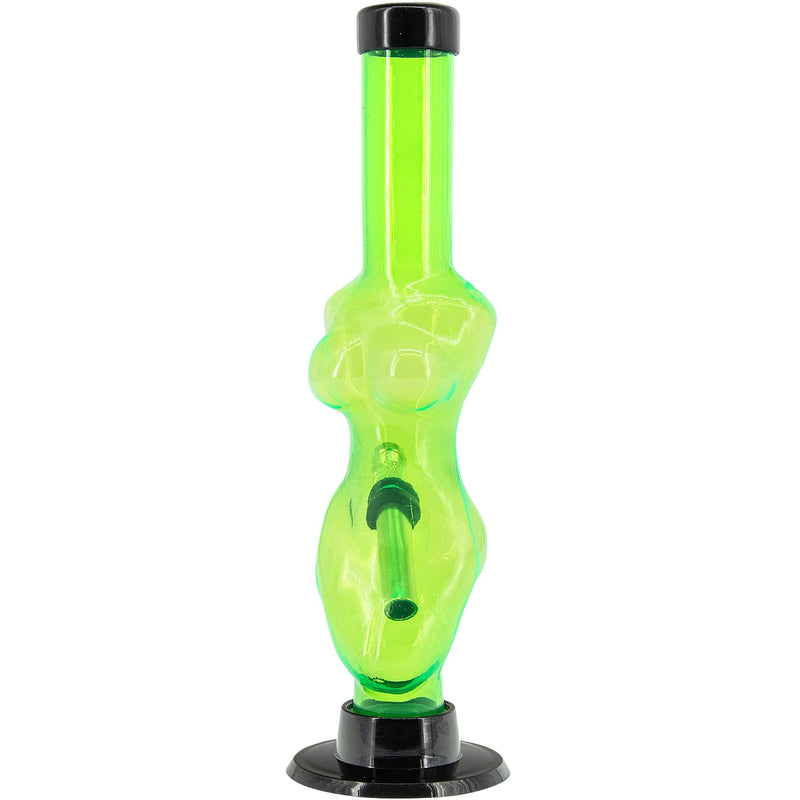 JM Enterprises 8" Acrylic Lady Contour Bong - Multiple Colors JM Enterprises