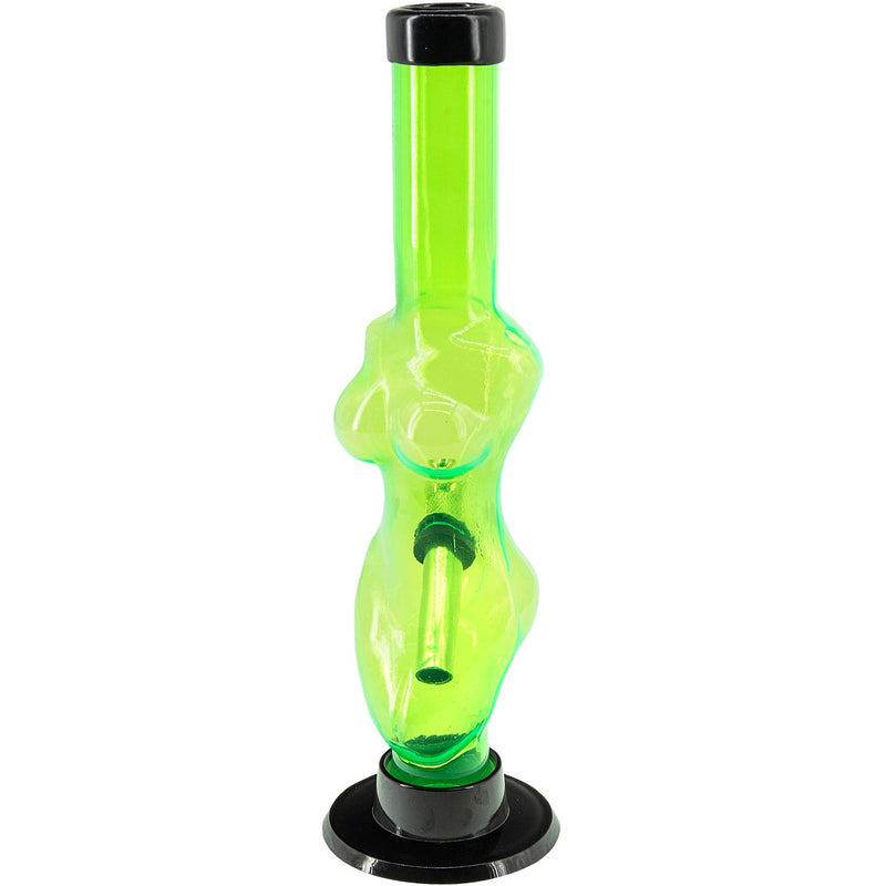 JM Enterprises 8" Acrylic Lady Contour Bong - Multiple Colors JM Enterprises