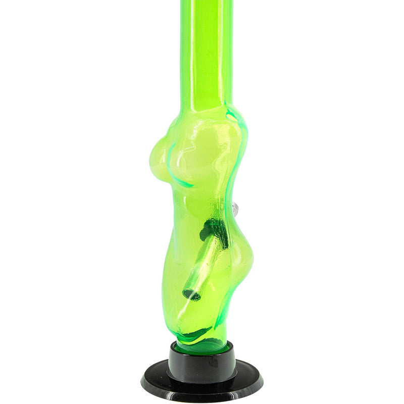 JM Enterprises 8" Acrylic Lady Contour Bong - Multiple Colors JM Enterprises