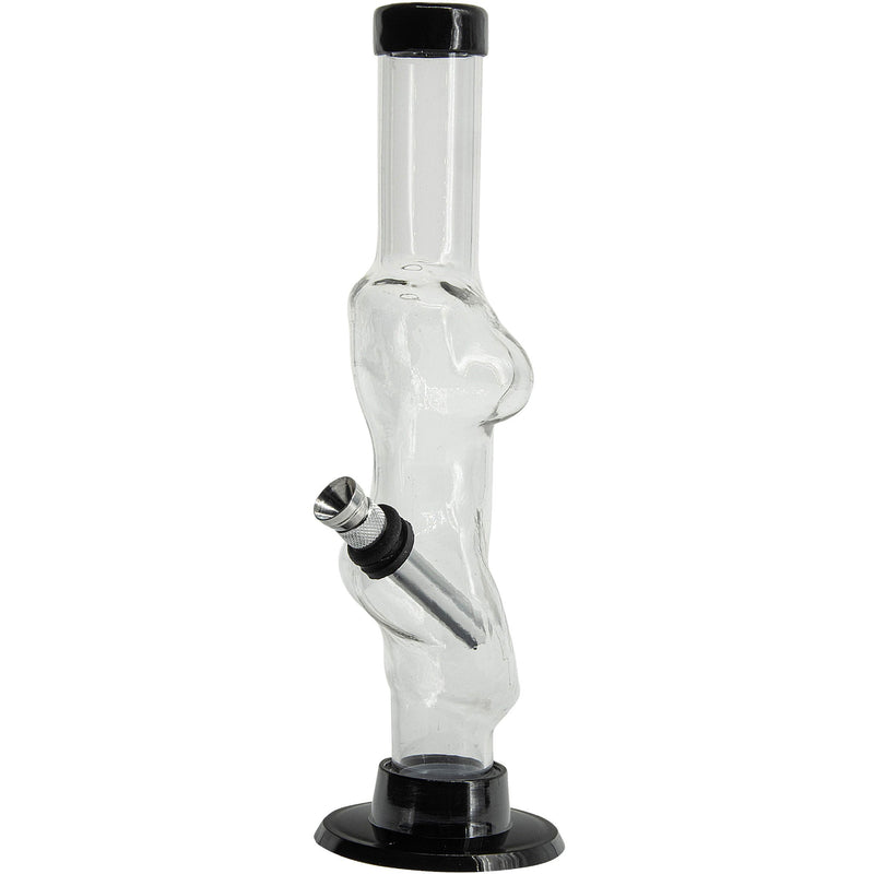 JM Enterprises 8" Acrylic Lady Contour Bong - Multiple Colors JM Enterprises