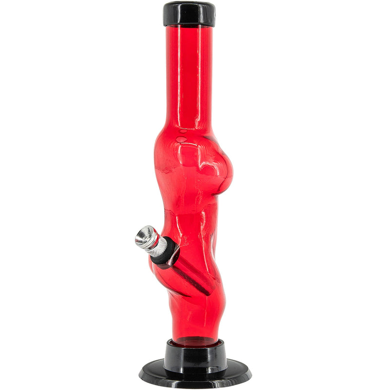 JM Enterprises 8" Acrylic Lady Contour Bong - Multiple Colors JM Enterprises