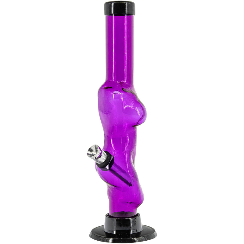 JM Enterprises 8" Acrylic Lady Contour Bong - Multiple Colors JM Enterprises