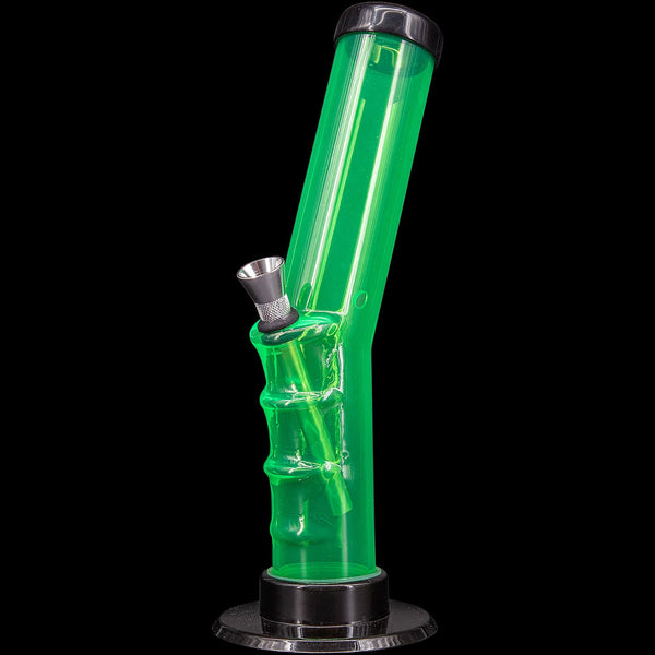 JM Enterprises 9-12" Acrylic Angled Straight Tube Bong - Multiple Colors JM Enterprises