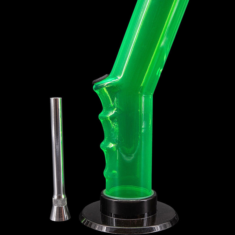 JM Enterprises 9-12" Acrylic Angled Straight Tube Bong - Multiple Colors JM Enterprises