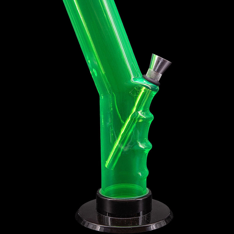 JM Enterprises 9-12" Acrylic Angled Straight Tube Bong - Multiple Colors JM Enterprises