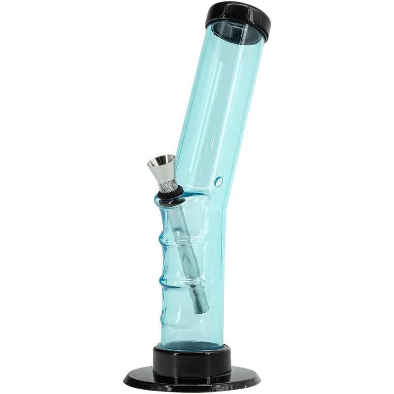 JM Enterprises 9-12" Acrylic Angled Straight Tube Bong - Multiple Colors JM Enterprises