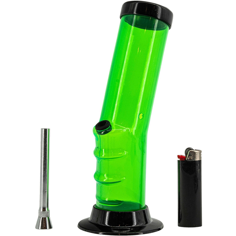 JM Enterprises 9-12" Acrylic Bent Neck Bong - Multiple Colors JM Enterprises