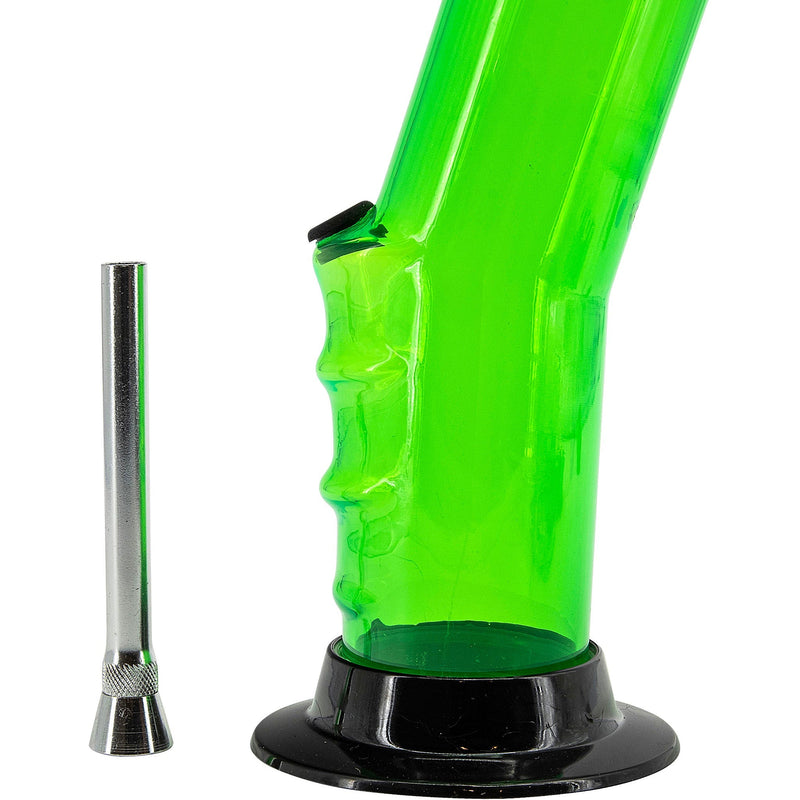 JM Enterprises 9-12" Acrylic Bent Neck Bong - Multiple Colors JM Enterprises