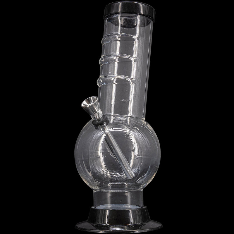 JM Enterprises 9-12" Acrylic Bent Neck Bubble Base Bong - Multiple Colors JM Enterprises