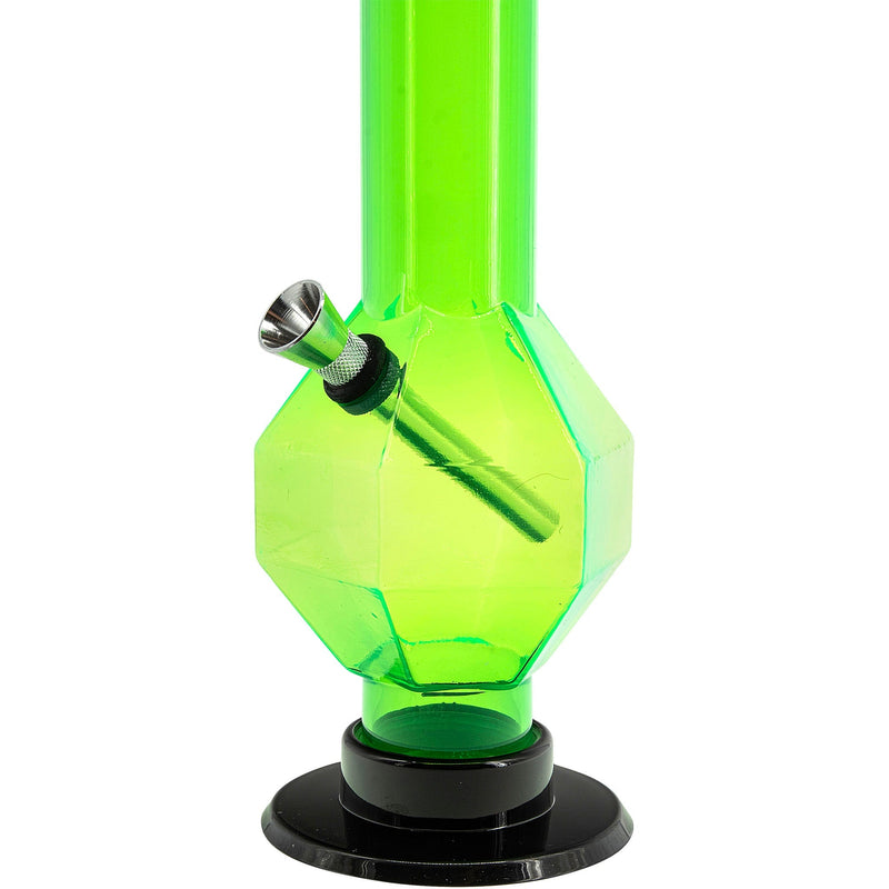 JM Enterprises 9-12" Acrylic Diamond Bong - Multiple Colors JM Enterprises