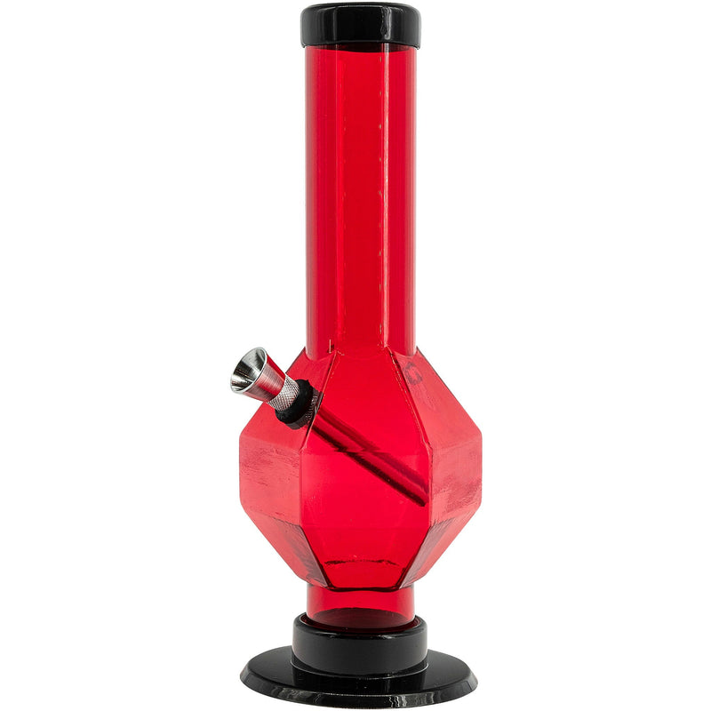 JM Enterprises 9-12" Acrylic Diamond Bong - Multiple Colors JM Enterprises