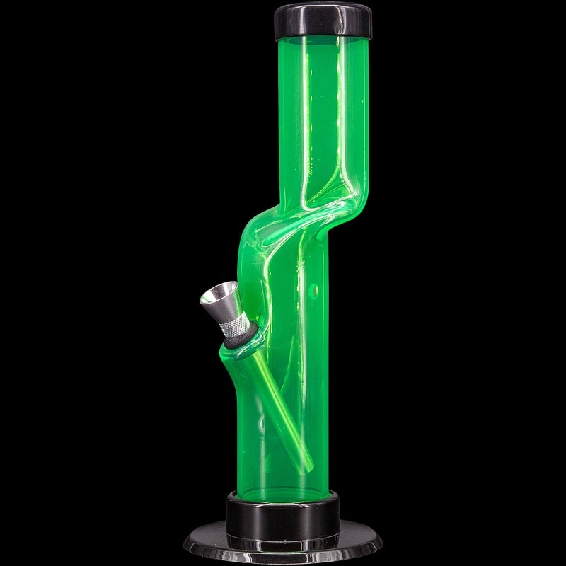 JM Enterprises 9-12" Acrylic Kink Neck Bong - Multiple Colors JM Enterprises