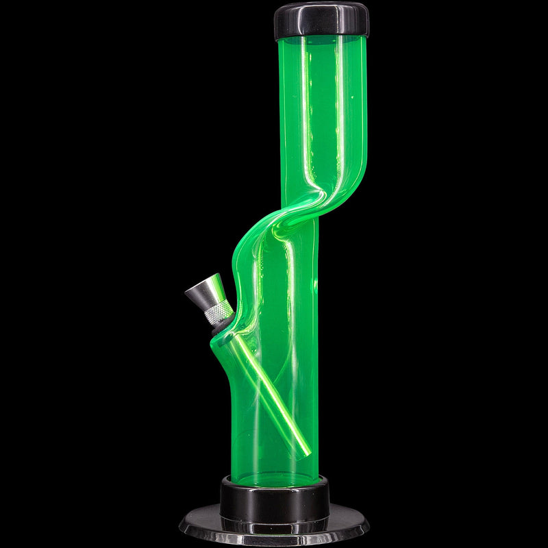 JM Enterprises 9-12" Acrylic Kink Neck Bong - Multiple Colors JM Enterprises