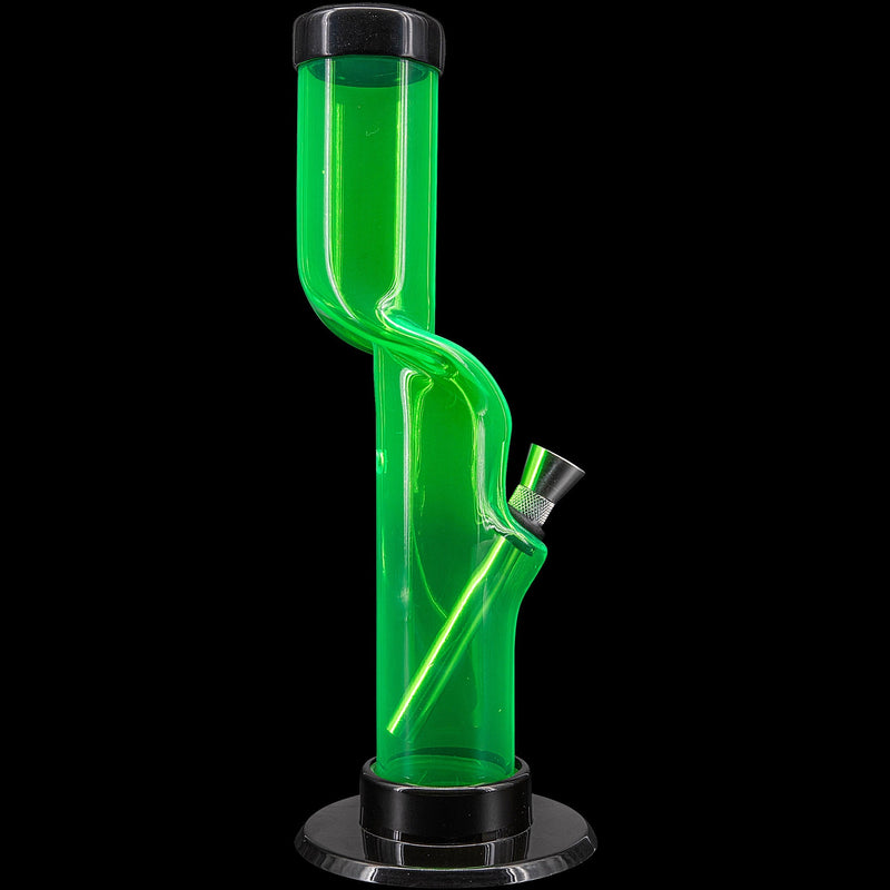 JM Enterprises 9-12" Acrylic Kink Neck Bong - Multiple Colors JM Enterprises