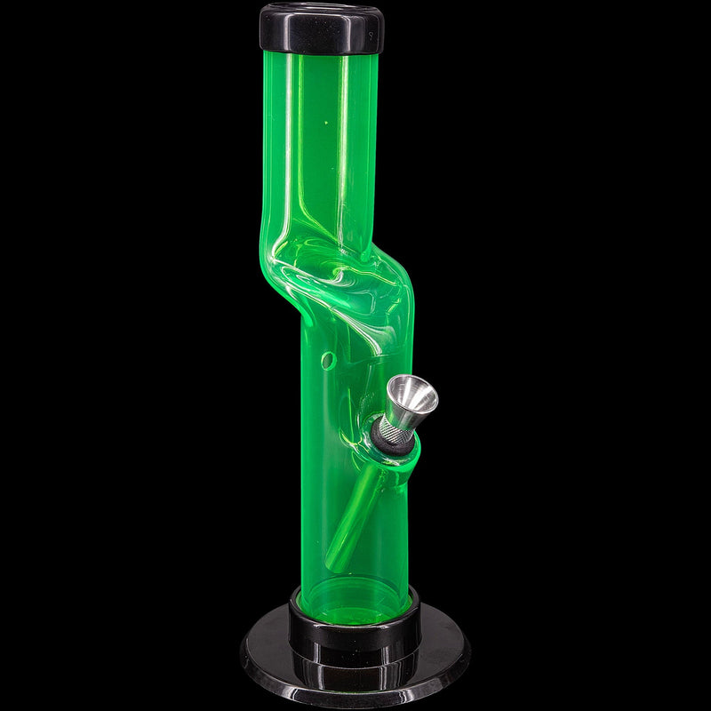 JM Enterprises 9-12" Acrylic Kink Neck Bong - Multiple Colors JM Enterprises