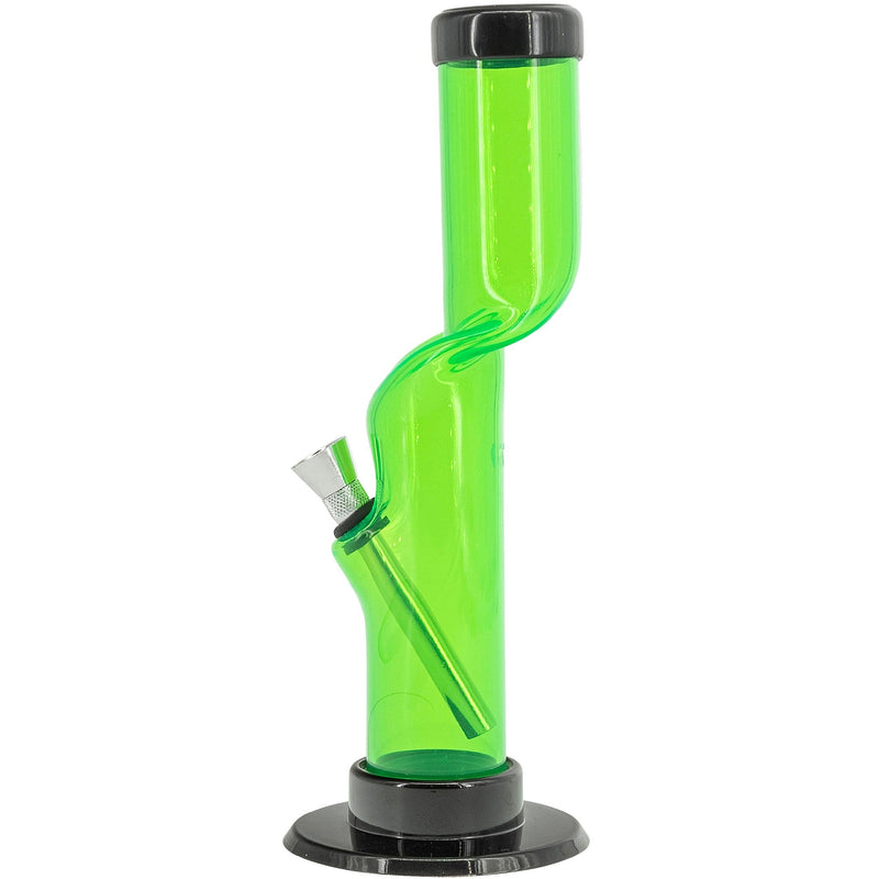 JM Enterprises 9-12" Acrylic Kink Neck Bong - Multiple Colors JM Enterprises