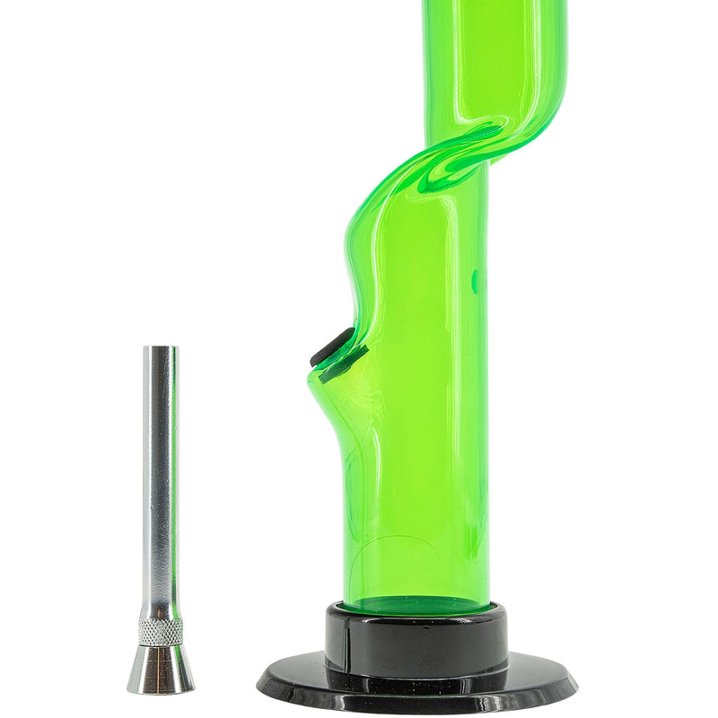 JM Enterprises 9-12" Acrylic Kink Neck Bong - Multiple Colors JM Enterprises