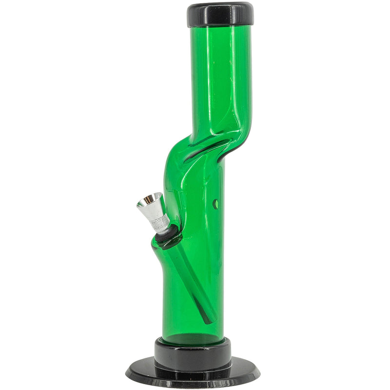 JM Enterprises 9-12" Acrylic Kink Neck Bong - Multiple Colors JM Enterprises